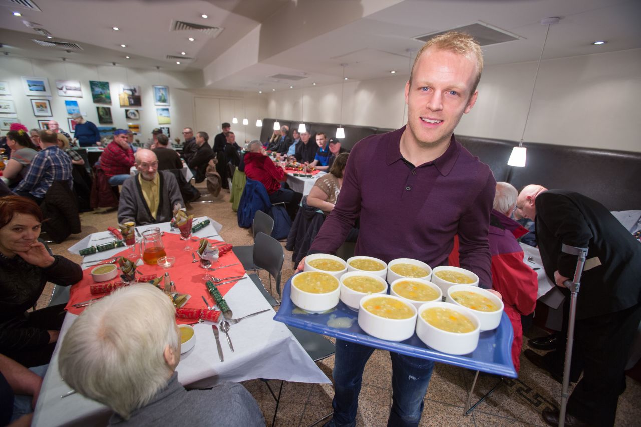 Naismith told CNN Sport that once he'd established himself in Rangers first team he was keen to give something back. He contacted the Loaves and Fishes center in East Kilbride and has been a festive visitor every year. He also is an ambassador for Dyslexia Scotland, and donates two tickets for every Everton home game to jobless football fans.