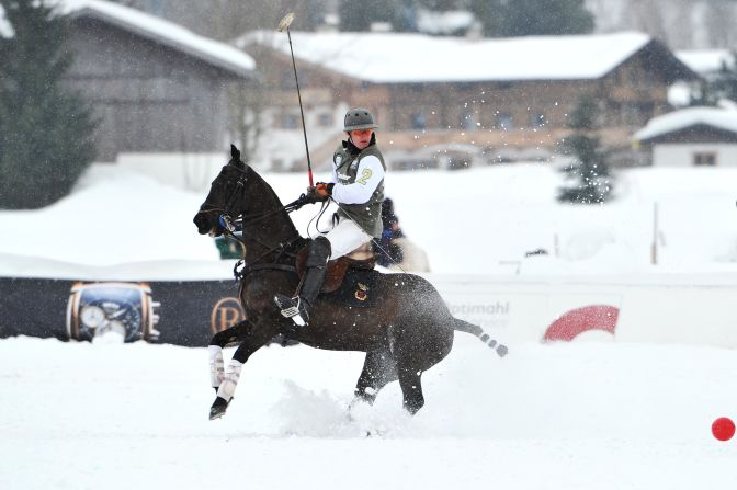 The Austrian town Kitzbuehel also hosts its own Snow Polo World Cup, which it bills as the "<a href="index.php?page=&url=https%3A%2F%2Fwww.kitzbuehel.com%2Fen%2Fevents-lifestyle%2Ftop-events%2F14th%2Bvalartis%2Bbank%2Bsnow%2Bpolo%2Bworld%2Bcup_te45882" target="_blank" target="_blank">world's largest polo tournament on snow</a>."  The 15th staging will be in January 2016.