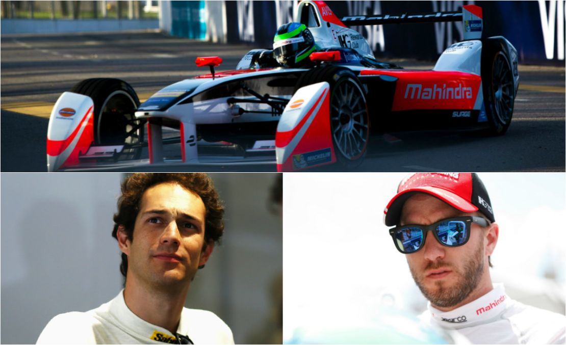 Bruno Senna (left) and Nick Heidfeld have a total of 14 years' experience racing in Formula One. 