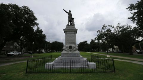 A monument to Jefferson Davis, President of the Confederacy, is one of four monuments called a "nuisance" by the ordinance the New Orleans City Council approved