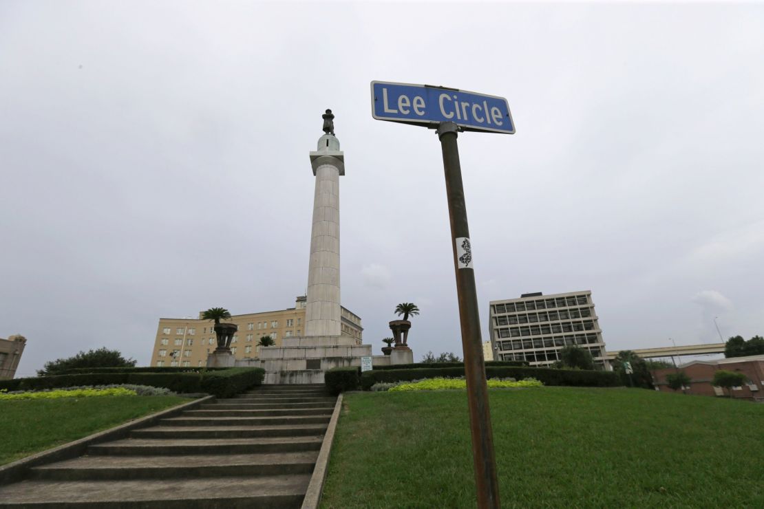 The Robert E. Lee Monument has stood in New Orleans since 1884.