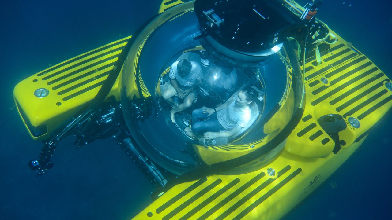 <a href="http://tritonsubs.com/submersibles/triton-3300-3/" target="_blank" target="_blank">Triton's 3300/3</a> submarine is the company's most popular model. It seats a pilot and two passengers and dives to 3,300 feet. A more sophisticated Triton model was recently used by undersea explorer David Attenborough to explore Australia's Great Barrier Reef. 