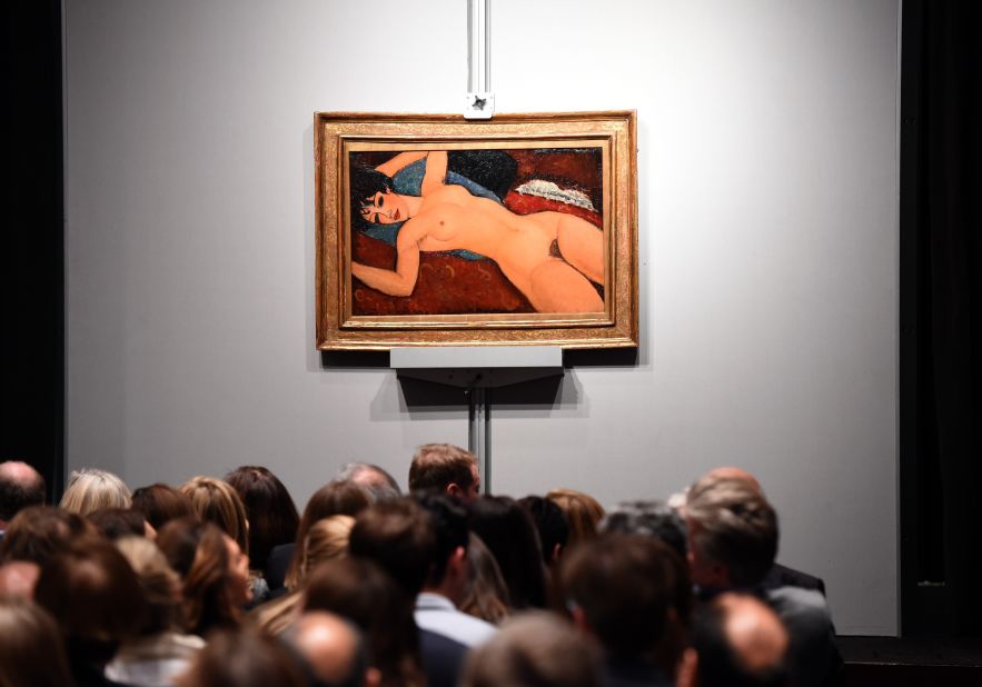 Appetite for Modigliani's work had already been on the rise when this rare nude came up for sale. The work's extraordinary provenance, literature and exhibition history added to its desirability, helping it set a new record for the artist -- and one of the highest prices ever set at auction -- when it sold at Christie's in November, 2015 to a Chinese billionaire bidding by telephone.