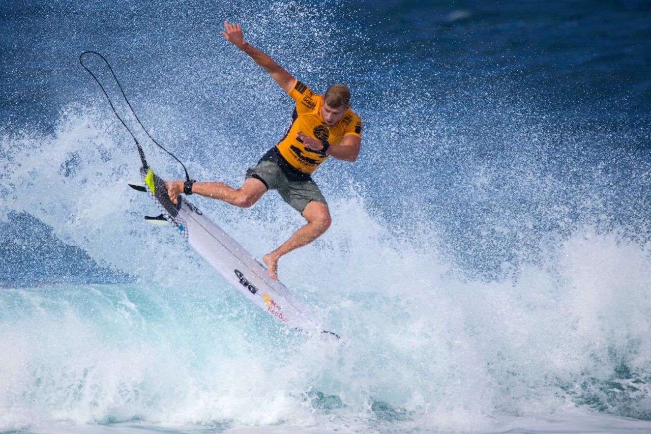The Australian surfer's semifinal was overshadowed by the news of the death of his elder brother, Peter Fanning. Earlier this year the 3-time world champion fought off a shark attack at a competition in South Africa.
