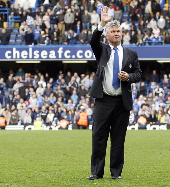 Guus Hiddink has been appointed the interim boss of Chelsea for a second time.