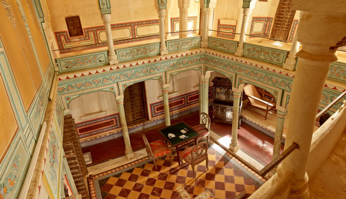 Vivaana Culture Hotel restored and preserved the original features of two havelis.