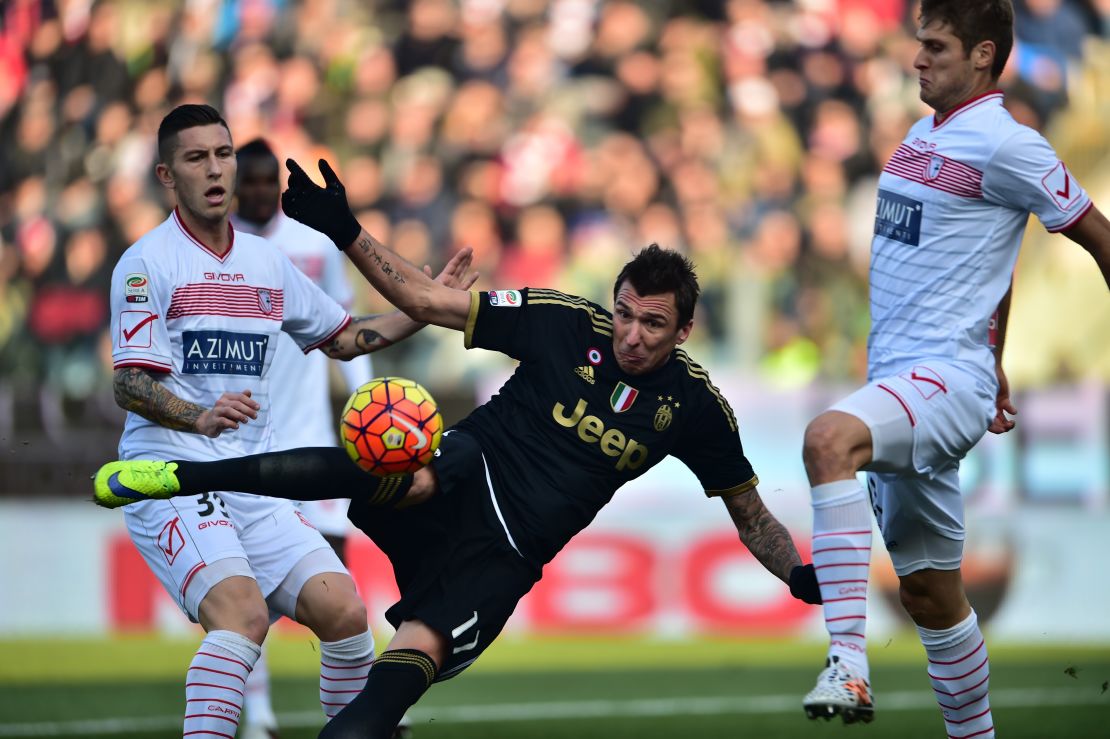 Mario Mandzukic has scored six league goals this season.