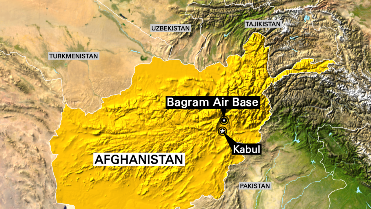 The ancient city of Bagram is more than 30 miles north of the Afghan capital, Kabul.