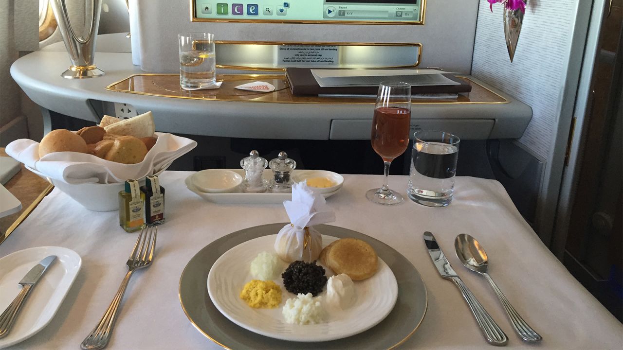 Just one of the 55 meals Emirates Flight Catering produces each year. 