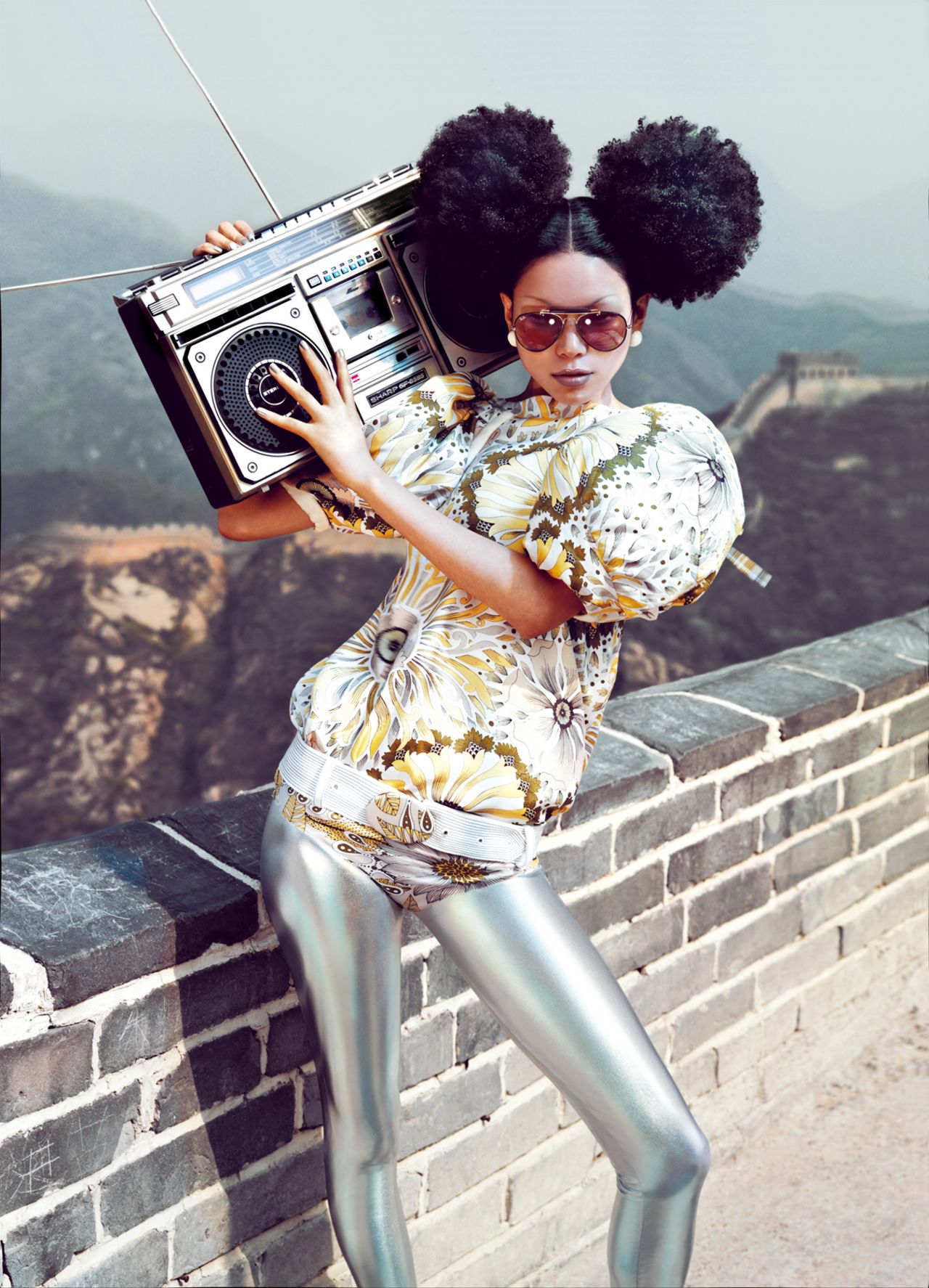 This photo, "Funky Great Wall" was shot in 2007 for iLOOK.