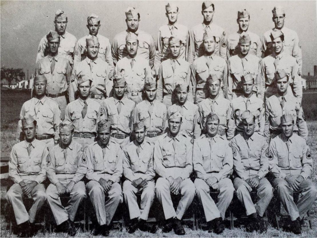 Master Sgt. Roddie Edmonds, first row, second from left,  became a POW.