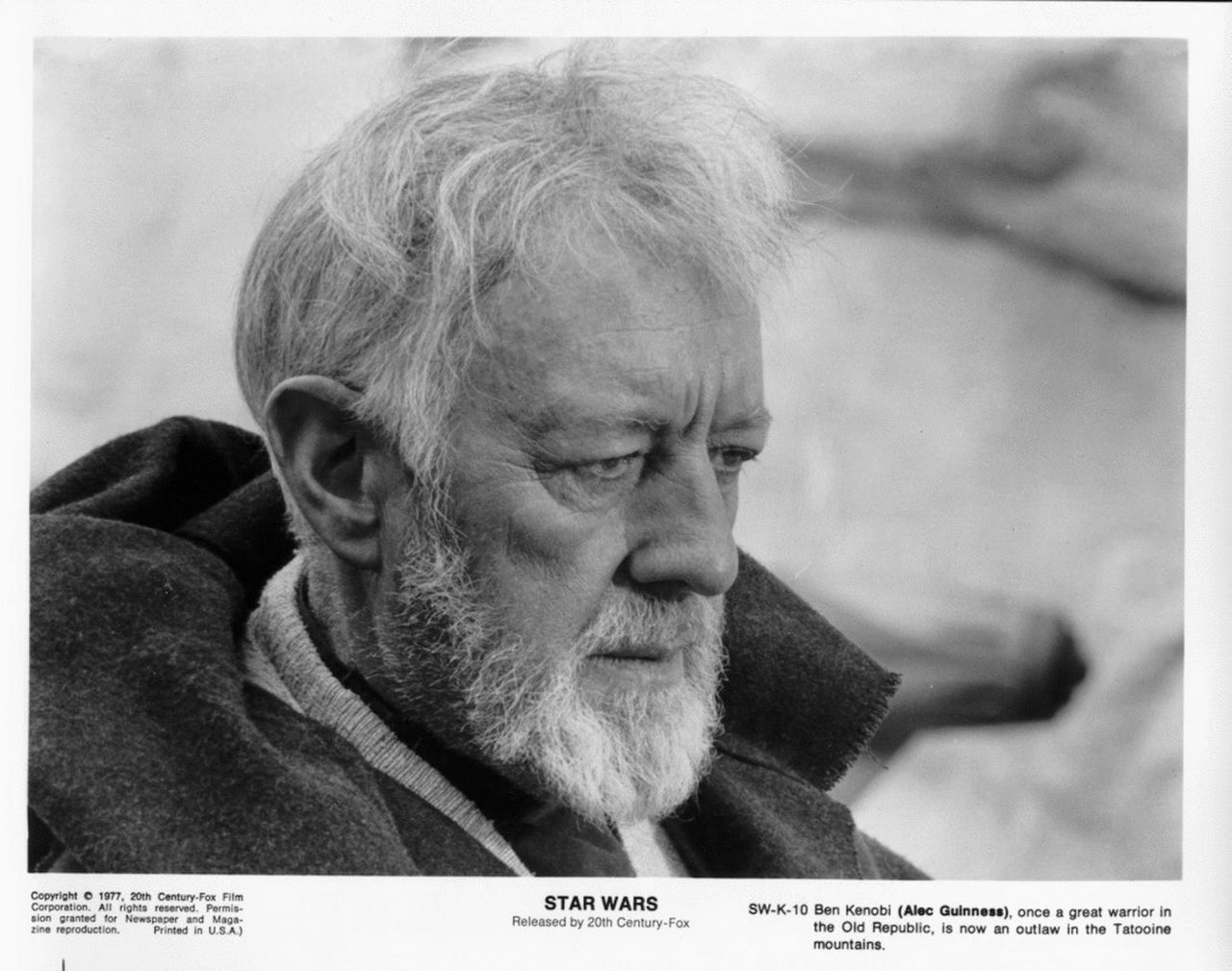 Through a bit of digital wizardry (or should that be Jedi mind tricks?) the late Alec Guiness is also present in the same line spoken by McGregor. According to <a href="http://www.ew.com/article/2015/12/20/jj-abrams-reveals-obi-wan-and-yoda-are-star-wars-force-awakens" target="_blank" target="_blank">Entertainment Weekly</a> the film's producers surprised Abrams in the edit suite, telling the director that Obi-Wan calling out "Rey" was edited from a recording of Guiness saying "afraid."