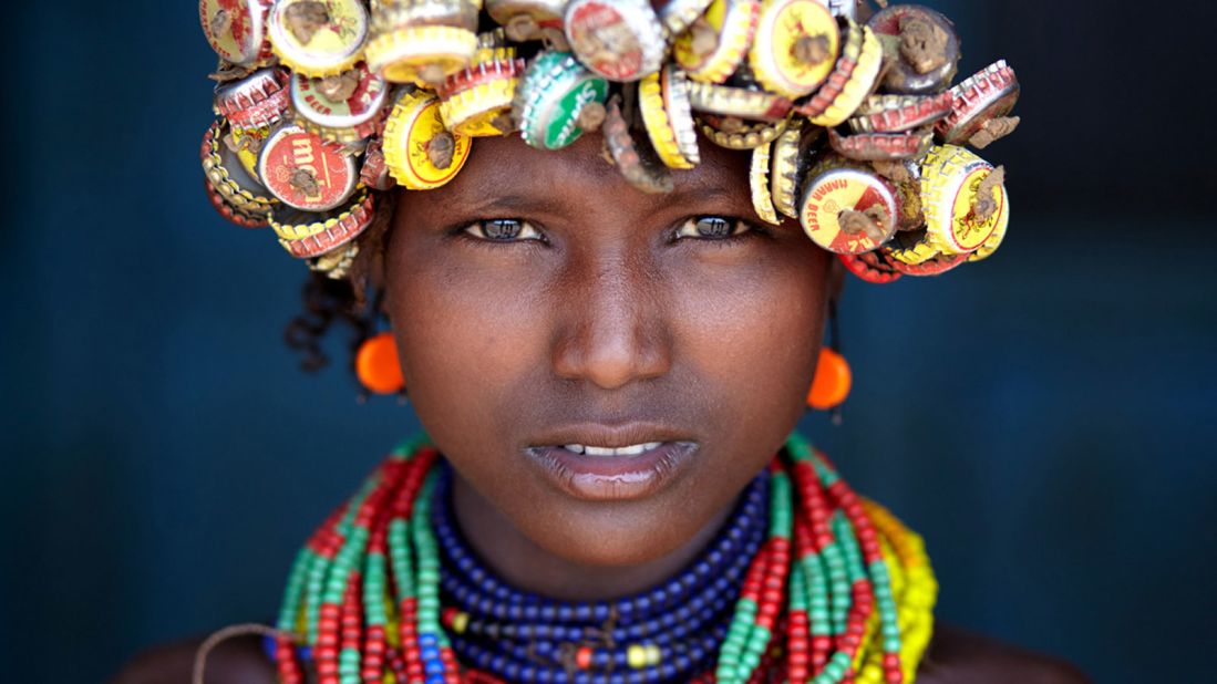 Polish photographer Rafal Ziejewski earned a special mention in the "faces, people, encounters" section of the competition for his image of a young girl of the Dassanech tribe in Omorate, Ethiopia.(Photo:Rafal Ziejewski/www.tpoty.com)