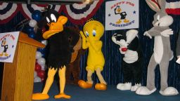 Daffy Duck, Tweety, Sylvester and Bugs Bunny (Photo by Mark Sullivan/WireImage for The Lippin Group) *** Local Caption ***