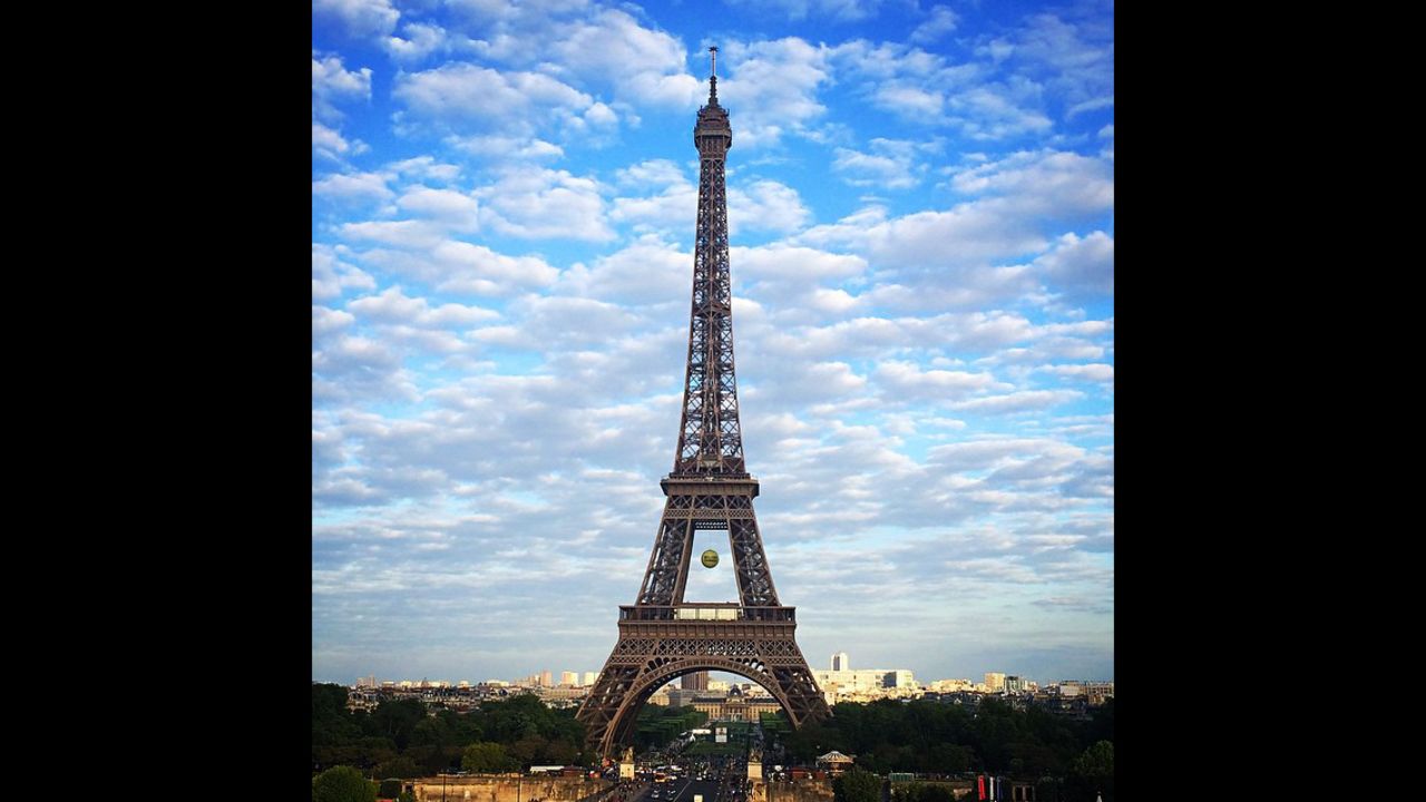 The Eiffel Tower was originally built to serve as the entrance arch to the 1889 World's Fair. With a height of 324 meters, it was the world's tallest tower from 1889 to 1930. Photo by CNN's Andrew Demaria <a href="https://www.instagram.com/andrew_demaria/" target="_blank" target="_blank">@andrew_demaria</a> 