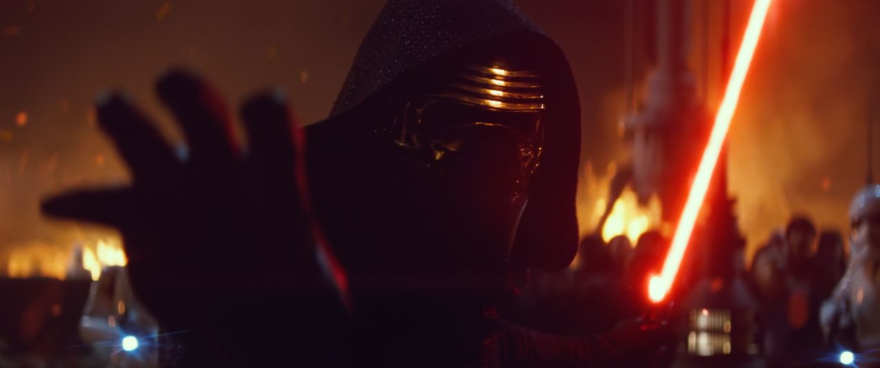 <strong>Kylo Ren</strong> (Adam Driver), the movie's antagonist, wielding a distinctive red lightsaber with crossguard exhausts. Before "Star Wars," Driver was best known as Adam Sackler, Lena Dunham's hapless love interest, in the hit HBO series "Girls." He also happens to be a former Marine.