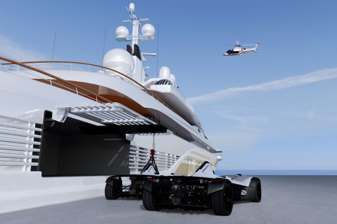 "People always think that when they're on their yachts they're just going to enjoy the water. But that's the idea of the Mono Marine -- to open up their minds," BAC co-founder and Mono Marine Edition designer Ian Briggs tells CNN Sport.<br />"It's about having a toy to play with when you reach land and being able to explore that land, and enjoying it in the same way that you can already enjoy yourselves on the water."