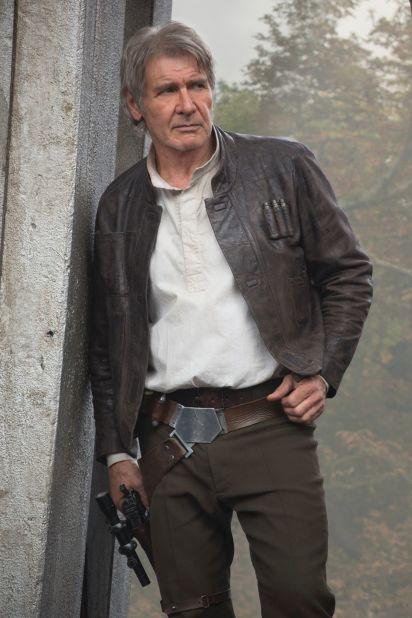 <strong>Han Solo</strong> (Harrison Ford) returns, but is he back to his smuggling ways? It's been 38 years since Ford initially starred as the scruffy looking nerf herder, and it's rumored he's the top-paid actor on the project. 