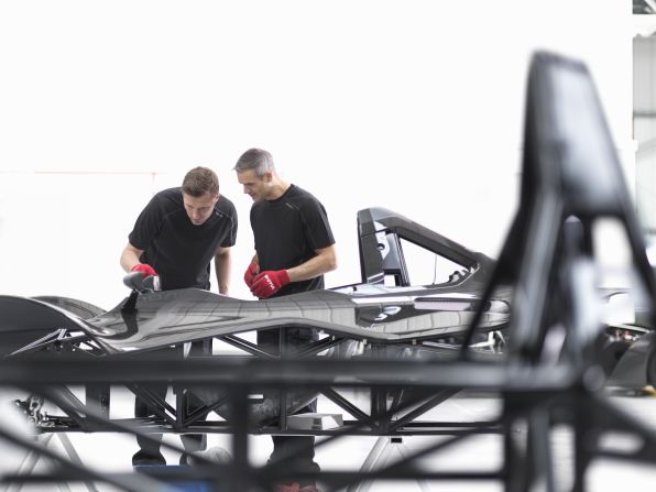 "It was nice when we launched the car at the 2015 Monaco Yacht Show and you look out across all these superyachts and see this new piece of science-fiction sport equipment just sitting there that brought together those two worlds -- my first love in design in driving, along with my early work in design in the yacht industry," says Briggs. "That was a nice moment to have them together."