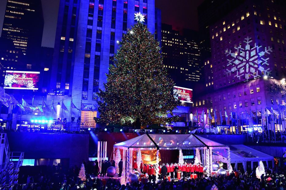 The 83rd version of the famed Rockefeller Center Tree was lit up on December 2.