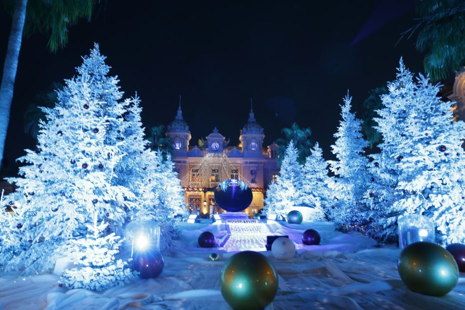 You'd expect the Monte-Carlo Casino in Monaco to deliver some Christmas sparkle. And you would not be disappointed.