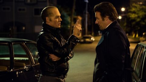 <strong>"Black Mass"</strong>: Johnny Depp stars as Boston mobster James "Whitey" Bulger, and Joel Edgerton plays John Connolly. <strong>(iTunes) </strong>