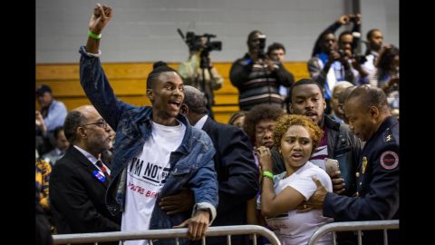 Black Lives Matter protesters continued to disrupt political events in an attempt to be heard, including this Hillary Clinton event in Atlanta. 