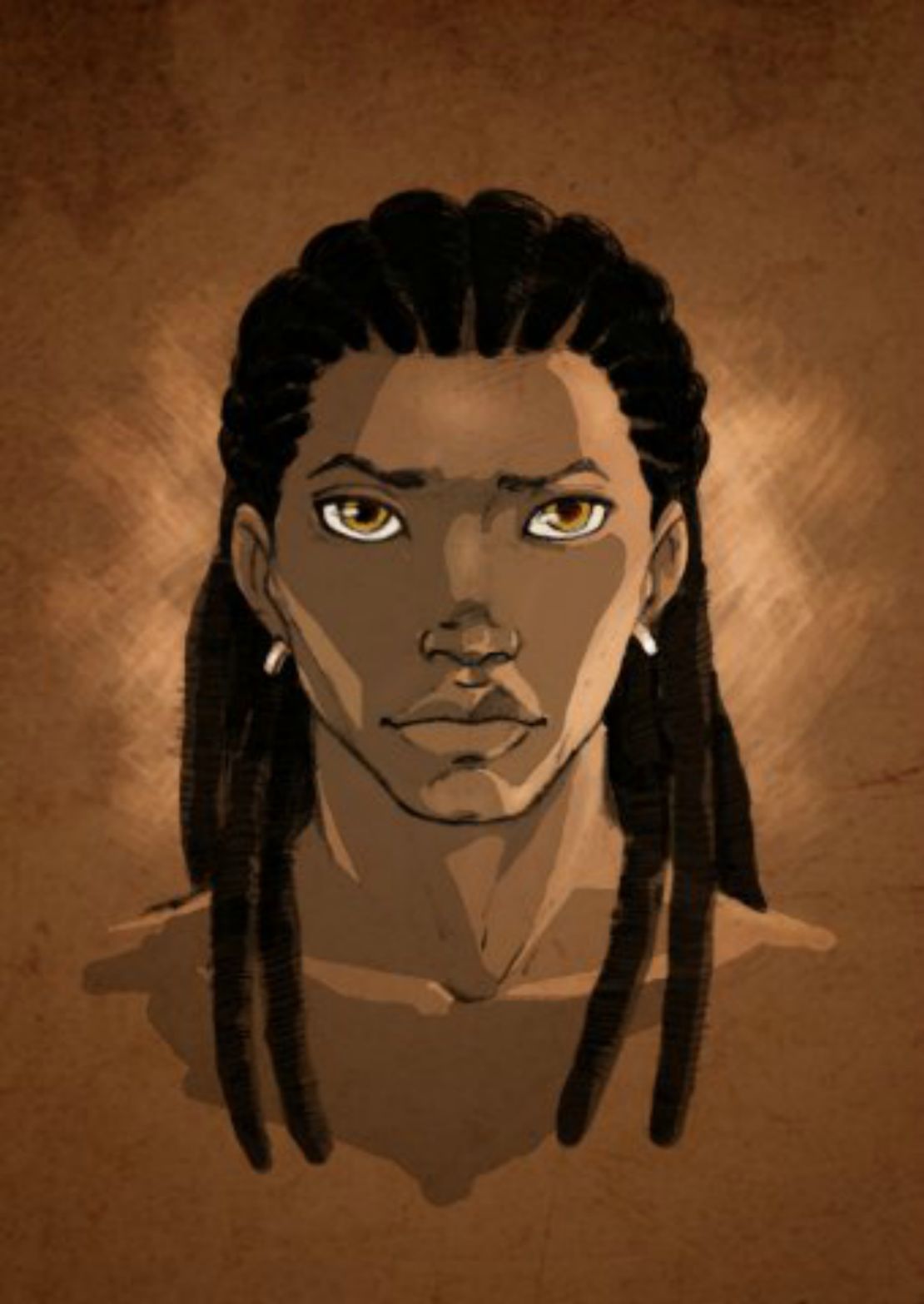 An early design for Enzo, the hero of Aurion: Legacy of the Kori-Odan