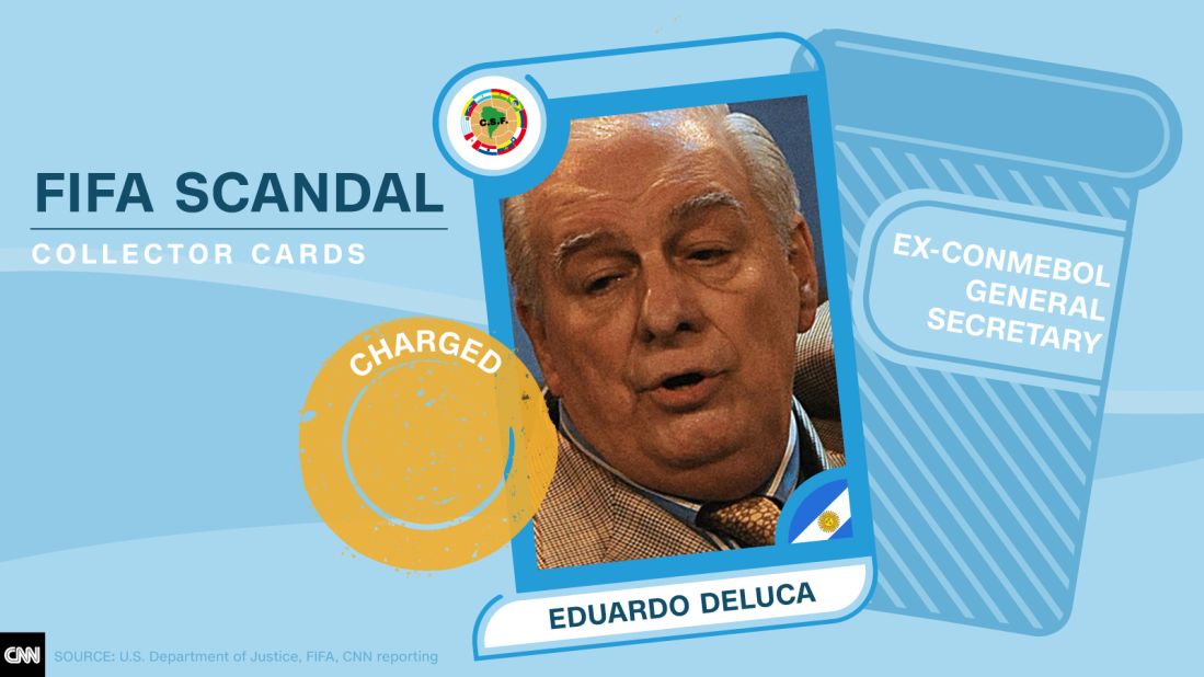 FIFA scandal collector cards Deluca