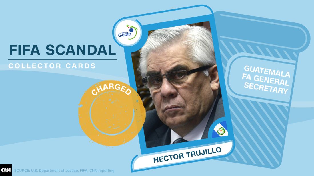 FIFA scandal collector cards Trujillo