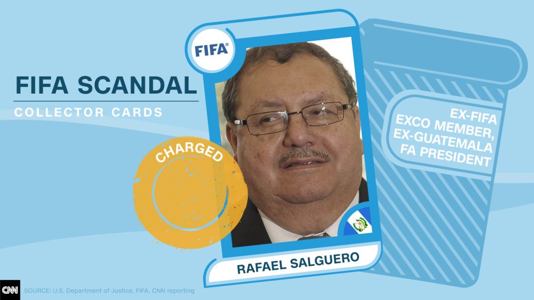 FIFA scandal collector cards Salguero