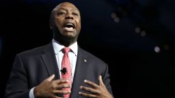 U.S. Senator Tim Scott (R-SC) addresses the 40th annual Conservative Political Action Conference (CPAC) March 14, 2013 in National Harbor, Maryland.