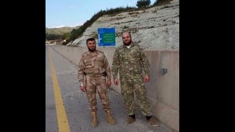 Zahran Alloush, left, reportedly died in an air strike near Damascus