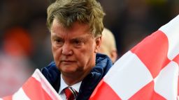 STOKE ON TRENT, ENGLAND - DECEMBER 26:  Louis van Gaal, manager of Manchester United looks on before the Barclays Premier League match between Stoke City and Manchester United at Britannia Stadium on December 26, 2015 in Stoke on Trent, England.  (Photo by Laurence Griffiths/Getty Images)