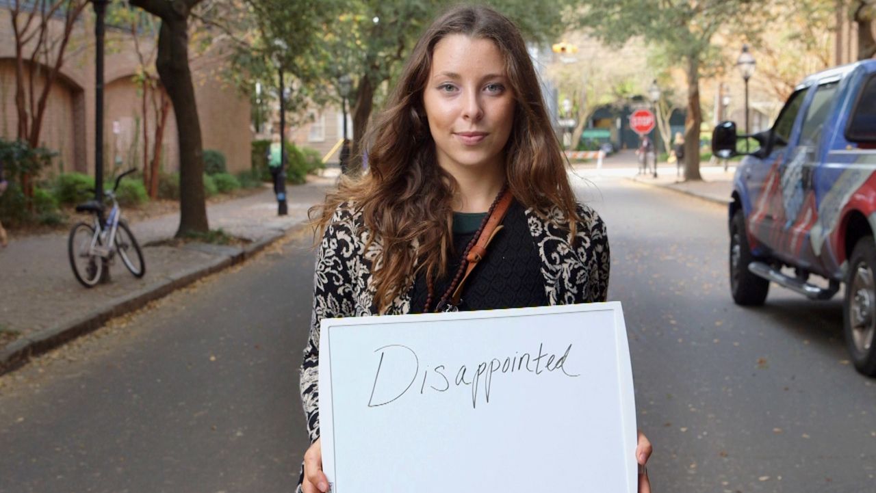 Election in One Word College of Charleston female student