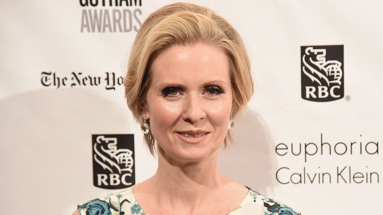 Cynthia Nixon of "Sex and the City" celebrated on April 9. 