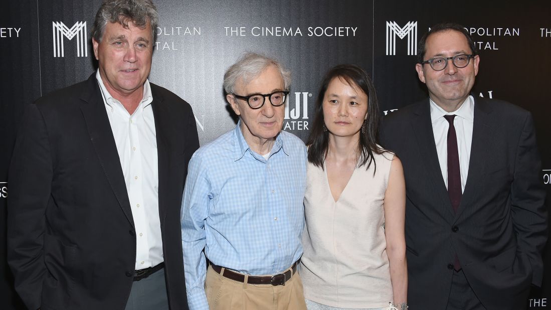 Director Woody Allen, second from left, has given us classics such as "Annie Hall" and "Midnight in Paris." In collective box office, his movies have made $578 million.   