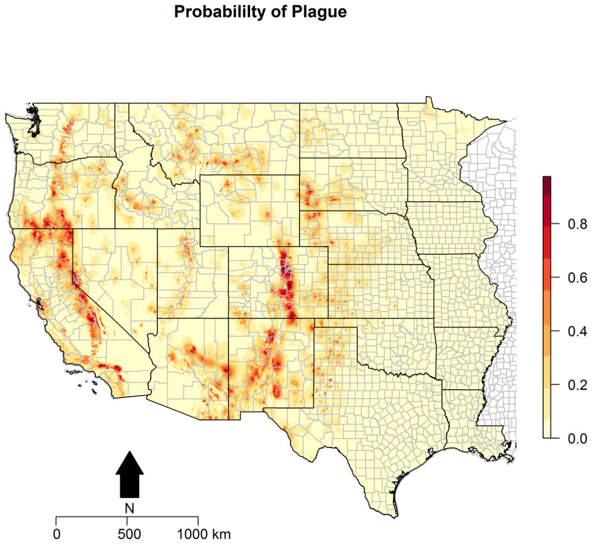 Prairie Dog Plague Map