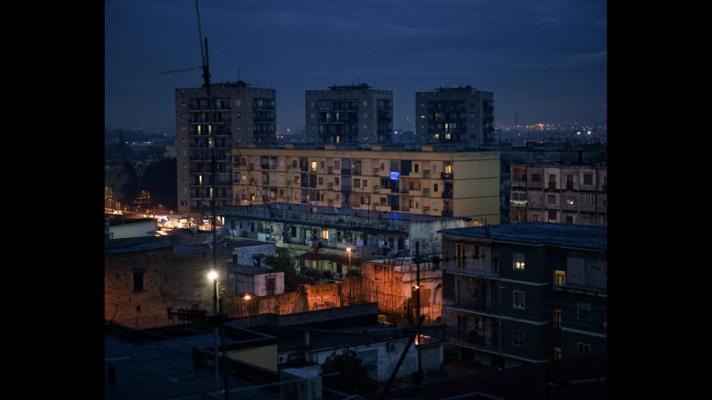 A view of Naples, where photographer Stephanie Gengotti spent nearly two years with teens as they went through pregnancy and early motherhood.