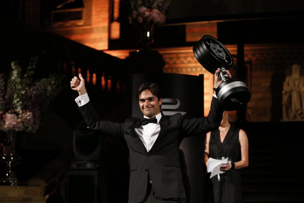 Going down in history as the first Formula E champion is Brazilian Nelson Piquet Jr. The former F1 racer -- son of a three-time F1 champion -- won the 2014/2015 title by a single point for the NEXTEV TCR team.