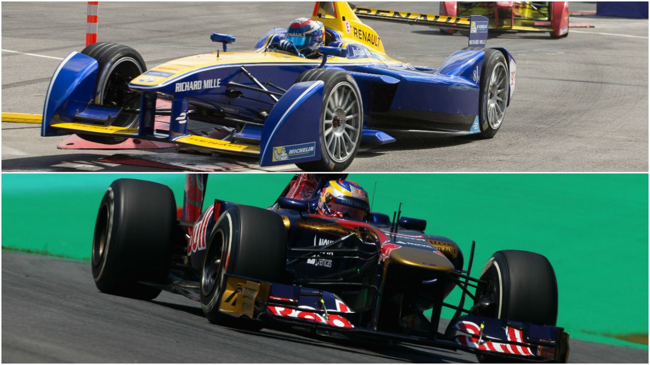 "People love to know what the differences are with an electric car but it does feel like driving a normal single-seater," Sebastien Buemi, one of eight former F1 drivers now racing in Formula E, tells CNN.