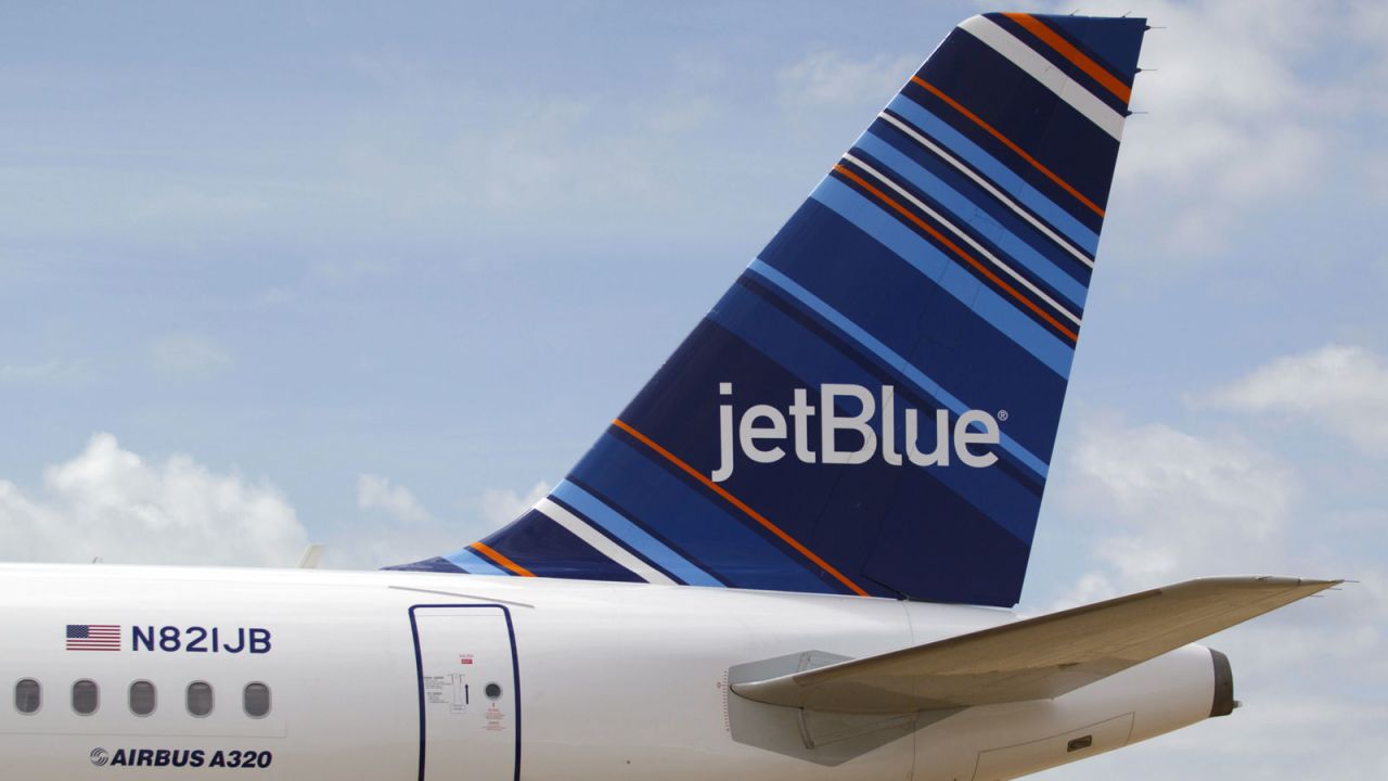 Now in its 16th year, JetBlue originally sold itself as being a cut above other no-frills airlines, by claiming to offer better in-flight entertainment perks. It operates out of New York's JFK airport and has a fleet of more than 210 aircraft.