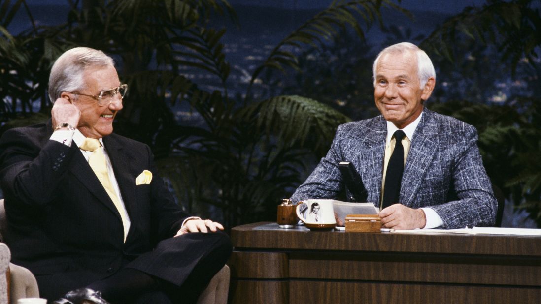 We've seen Jay, David, Jimmy and Jimmy, but there will never be another Johnny -- Carson, who hosted the "The Tonight Show" for 30 years. Though he was always the star, <a href="http://www.cnn.com/2005/SHOWBIZ/TV/01/24/carson.appreciation/">he was usually happy</a> to make himself the butt of jokes or let his guests take the lead. 