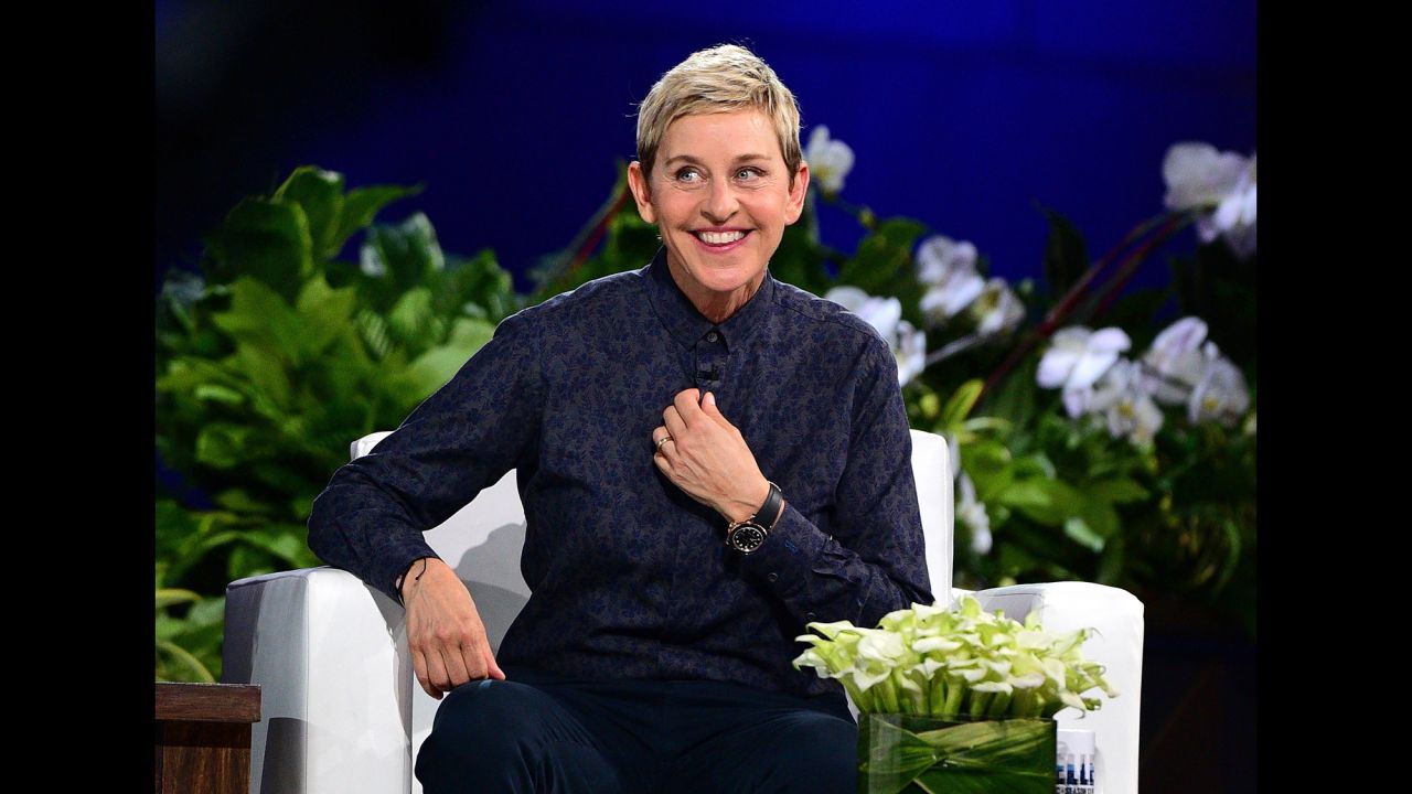 In the '90s, Ellen DeGeneres was probably best known as a comedian and sitcom star, but these days she's most closely associated with her talk show, "The Ellen DeGeneres Show," which has run since 2003. Oh, she's also hosted the Oscars, Emmys and Grammys.