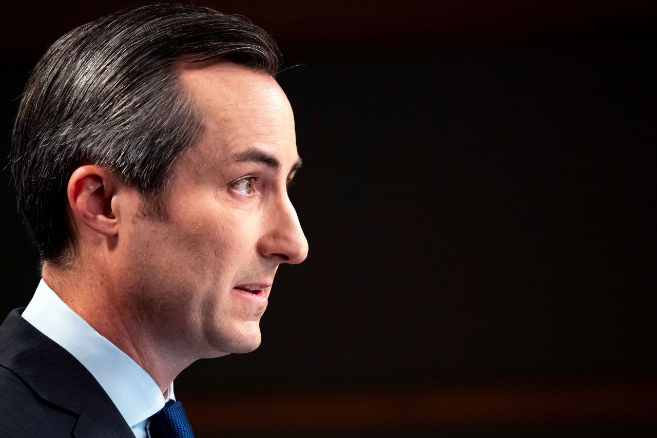 US State Department spokesperson Matthew Miller speaks at a press conference July 18, 2023, in Washington, DC. 