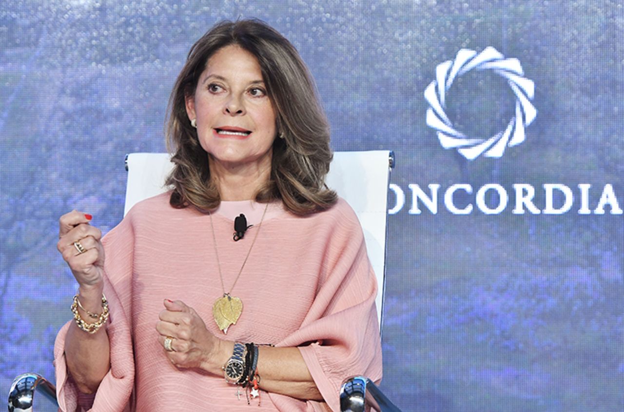 Marta Lucía Ramírez, Vice President of Colombia, on May 14, 2019 in Bogota, Colombia. 