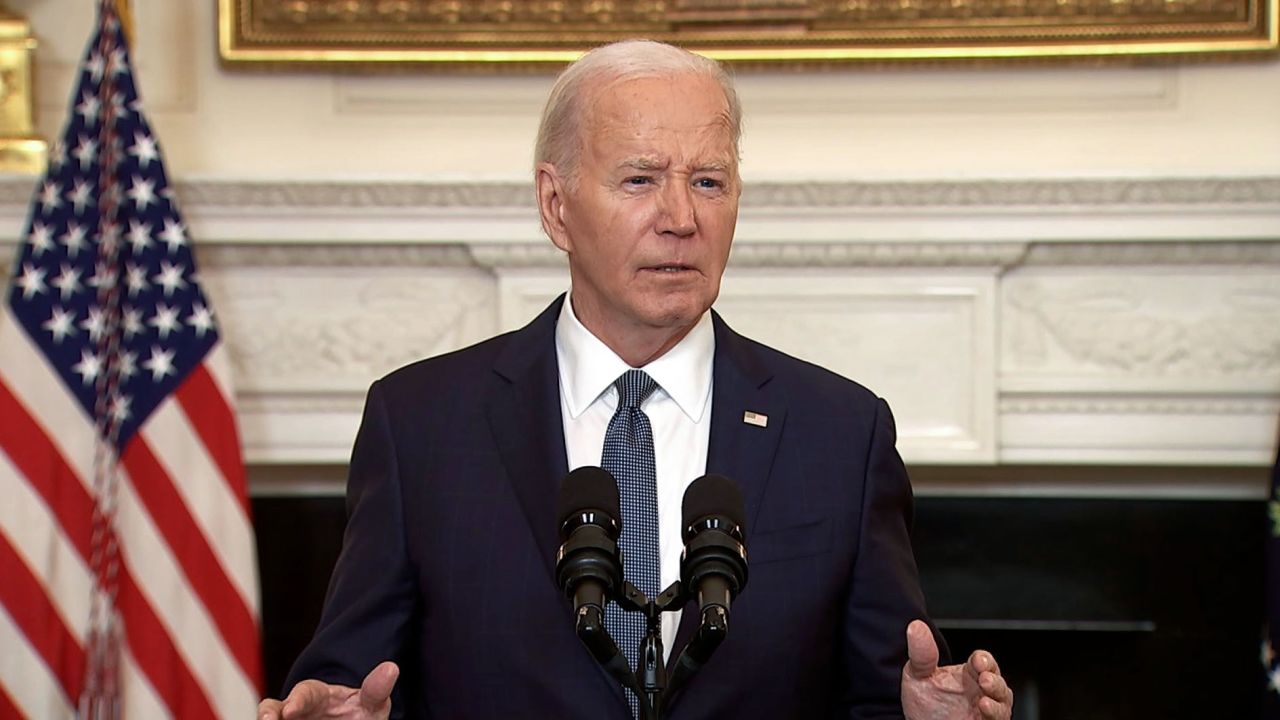 President Joe Biden speaks on May 31, 2024, in Washington, DC, from the White House.