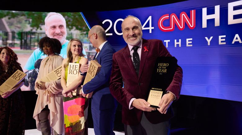 CNN Hero of the Year 2024 winner Stephen Knight of Dogs Matter.