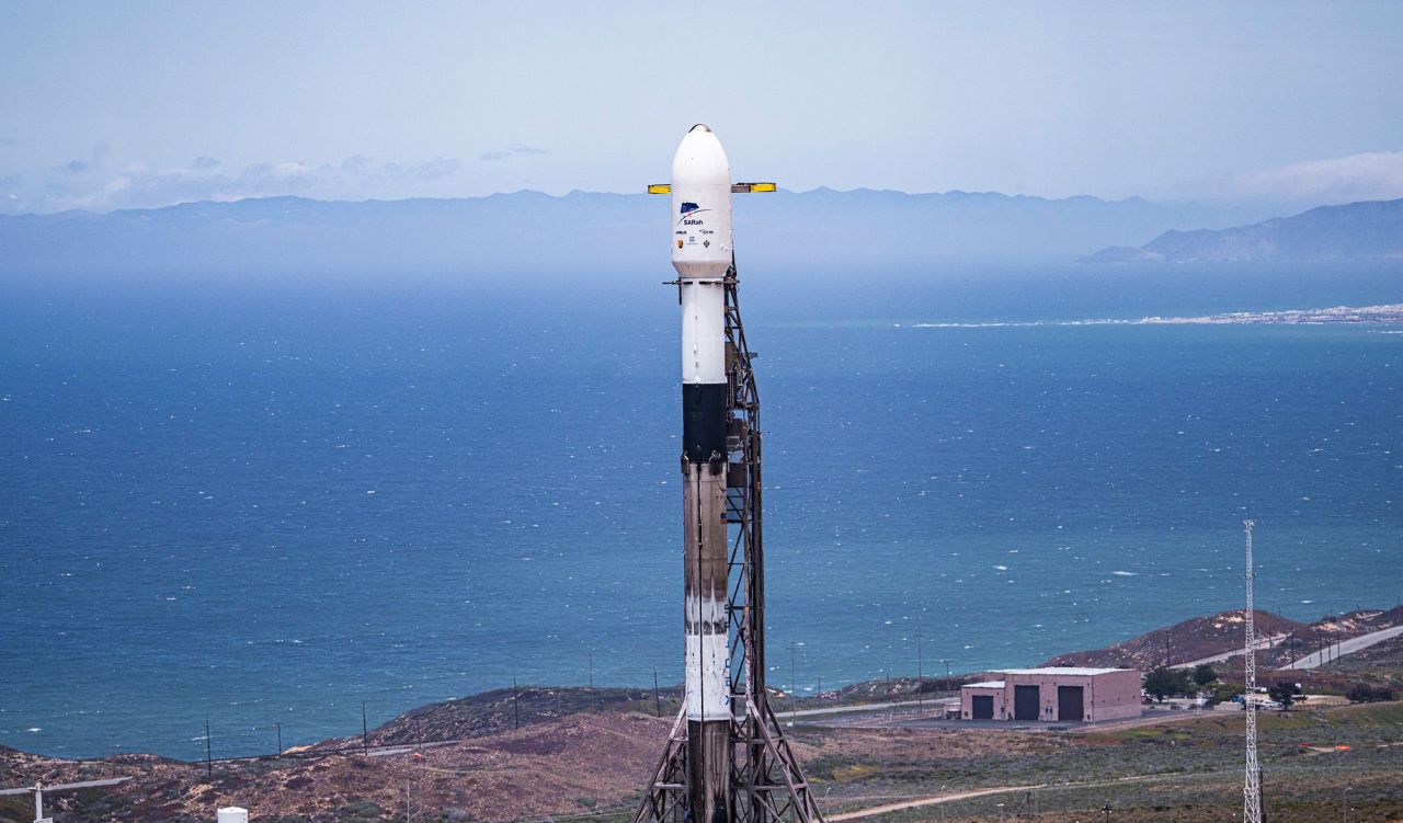 Falcon 9 with the black band.