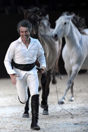 "They're almost like dogs, but really, really well-trained dogs! To do that with horse is just incredible," Peck says.